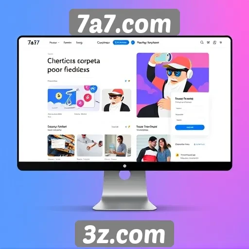 Interface do usuário do 7a7.com é intuitiva