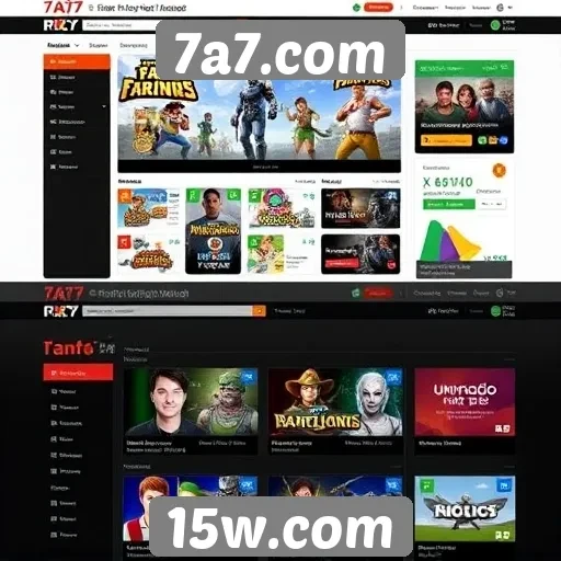 Evolução da interface do usuário no 7a7.com